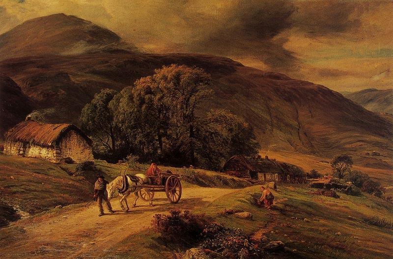 John MacWhirter Breezy Day, Arran oil painting picture